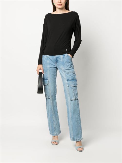 maglia donna semitrasparente PATRIZIA PEPE | 8M1525J013K103